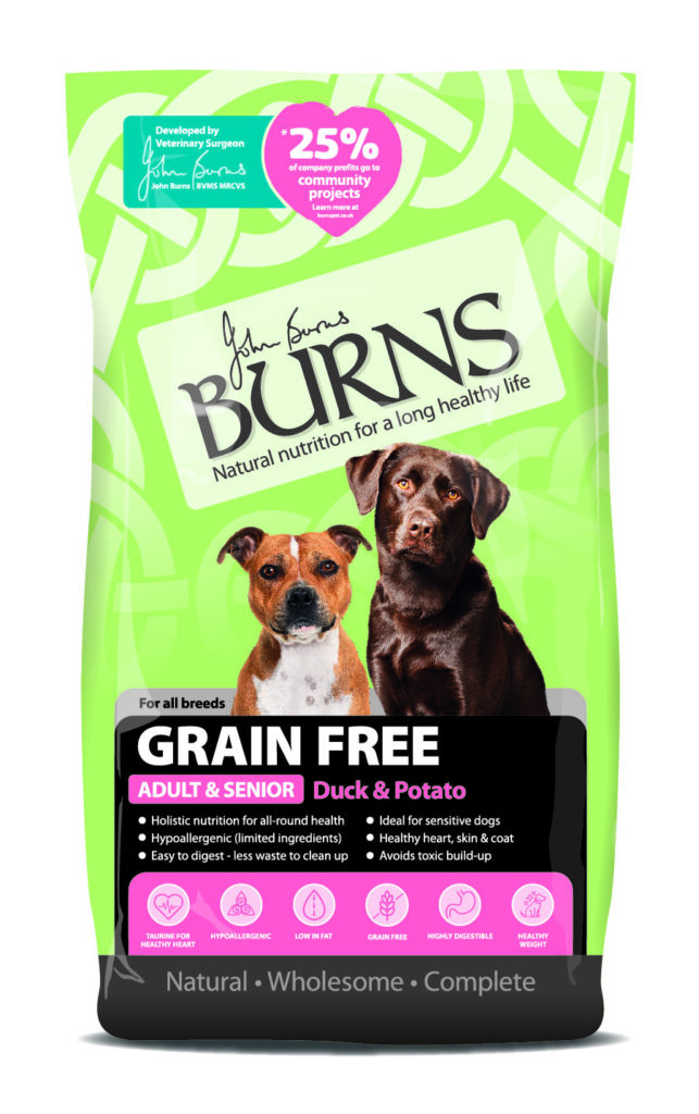 Burns Free From with Duck & Potato Adult & Senior Food 12kg