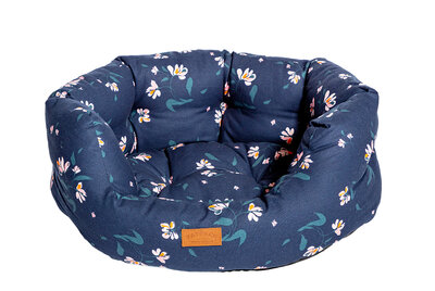 Dog Bed. FatFace Brush Floral Deluxe Slumber Bed