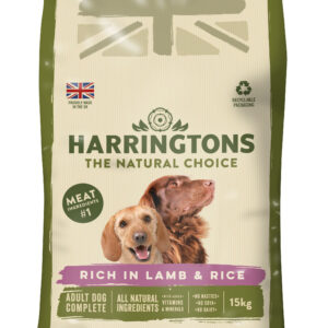 Harringtons The natural choice. Rich in Lamb & Rice